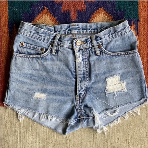 Distressed Mystery vintage cut off shorts - Picture 2 of 5